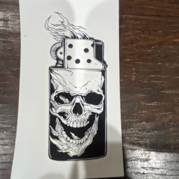 Skull Tattoo Sticker - Picture 6 of 16